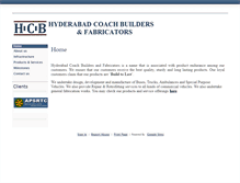 Tablet Screenshot of hcbindia.com